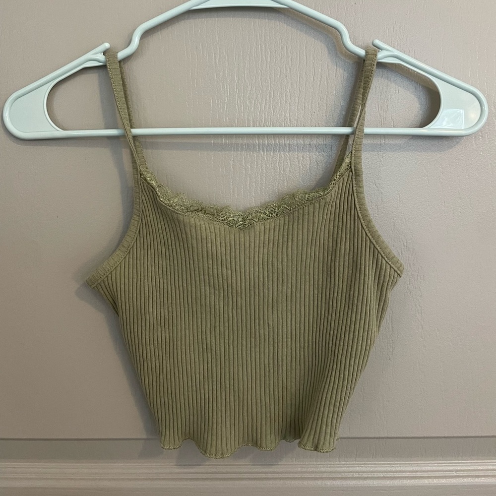Green tank top